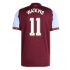 Camisa de Futebol Aston Villa Ollie Watkins #11 Equipamento Principal 2025-26 Manga Curta